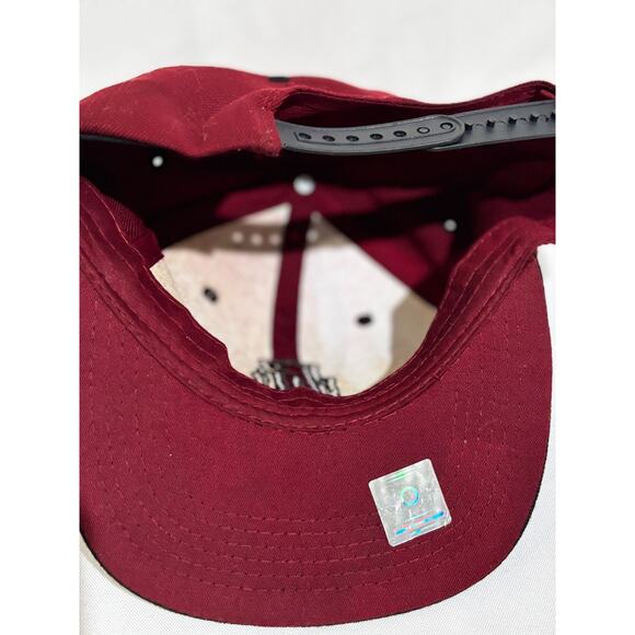 Leaders L.O.G.A. Mens Trucker hat Cap Maroon New Grindtime Skater Snowboard y2k - Picture 6 of 7